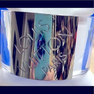 Louis Vuitton Bangle M92198 Night Clubber Synthetic Resin with Metal